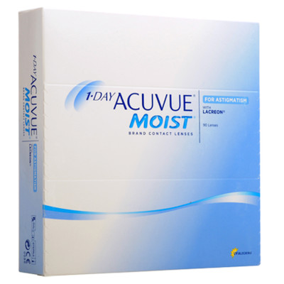 Контактные линзы 1Day Acuvue® Moist for Astigmatism (90 шт.)