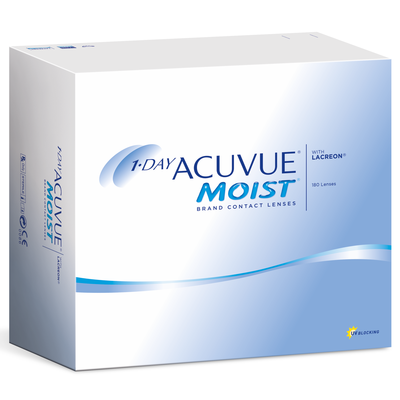 Контактные линзы 1Day Acuvue®Moist (180 шт.)